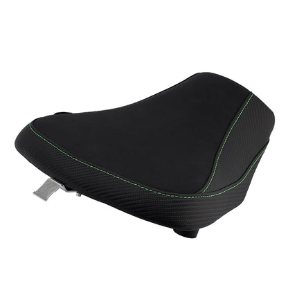 Kit cuscini passeggero anteriore e posteriore Raider per Kawasaki Ninja 650 Z650 2017-2025, colore verde.