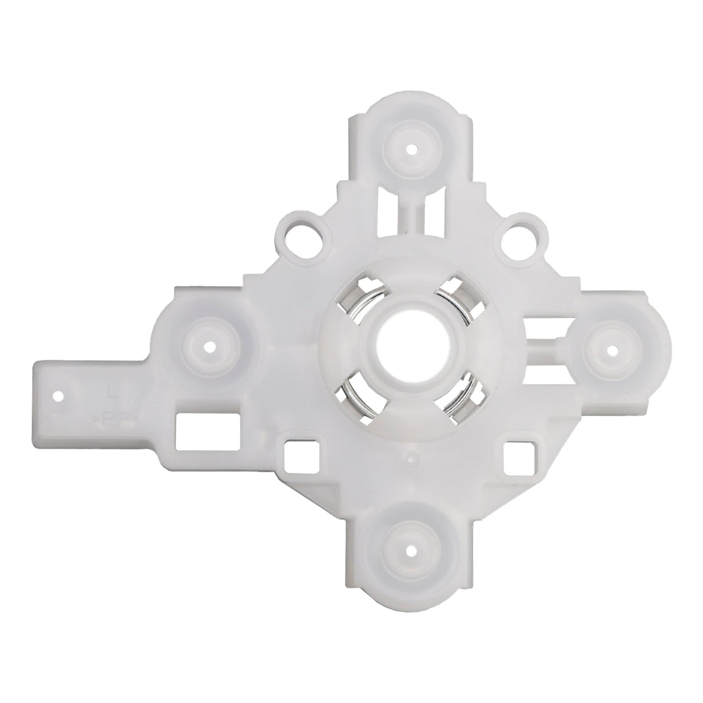 Supporto in plastica bianca con clip per la lente dello specchietto retrovisore laterale sinistro dell'auto Honda