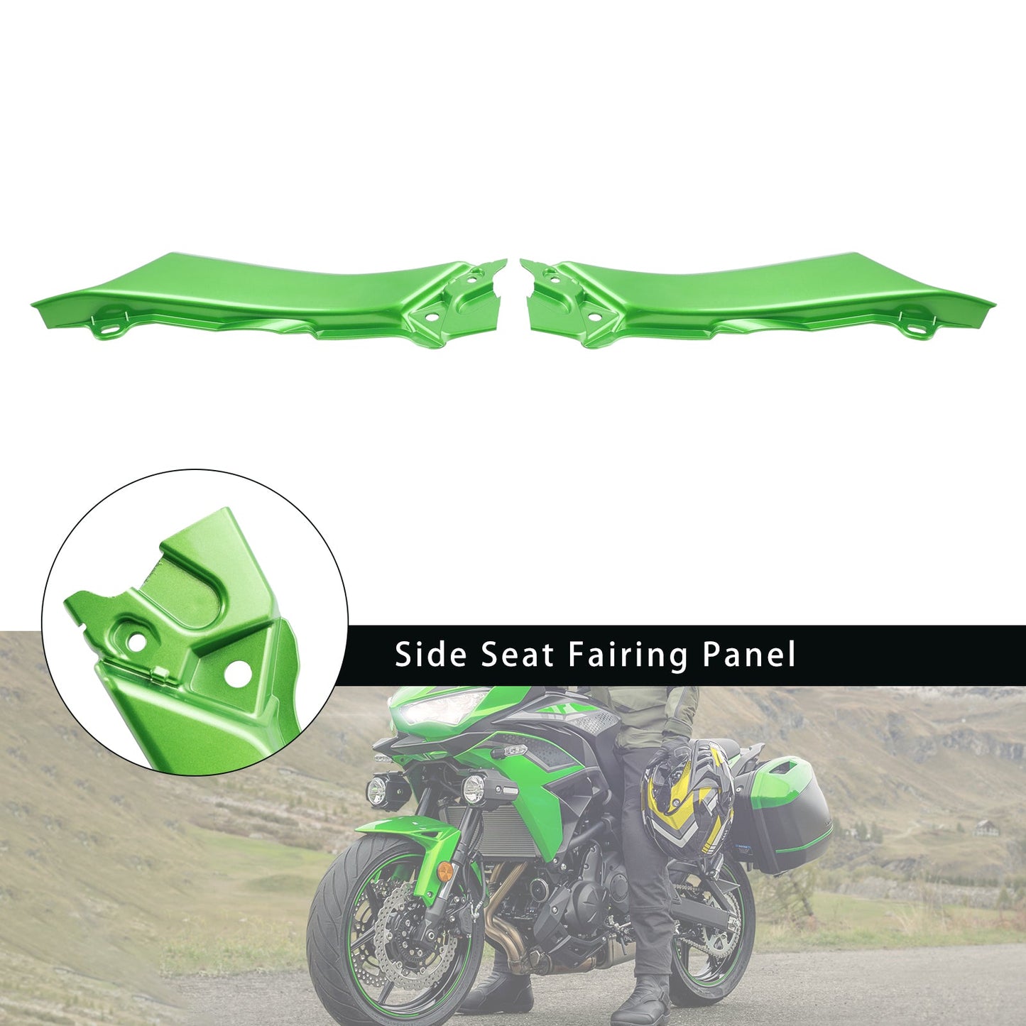 Pannello carenatura laterale per sedile Kawasaki Versys 650 KLE650 2022-2024