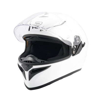 Casco da moto DOT per adulti Street Integrale Bianco