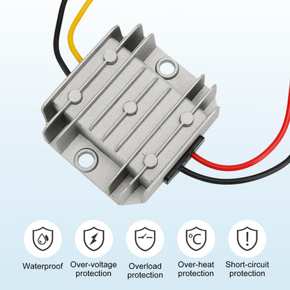 Convertitore 24V 1-20A Boost Modulo Regolatore a 12V Alimentatori Impermeabile