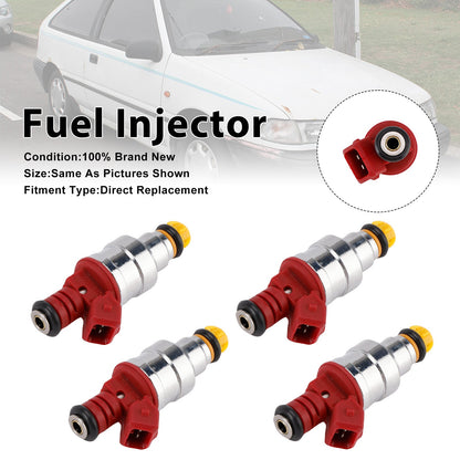 4 iniettori di carburante per Hyundai Excel 1990-1994 Scoupe 1991-1992 0280150788