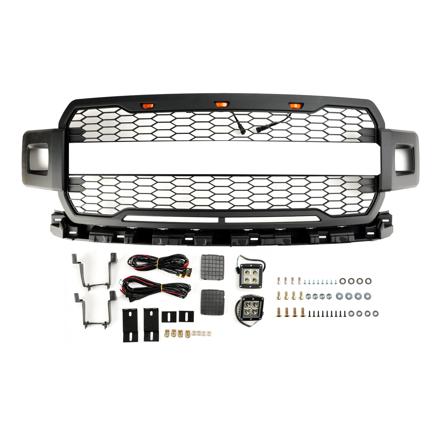 Griglia per paraurti anteriore con LED per Ford F150 2018-2020 Super Duty