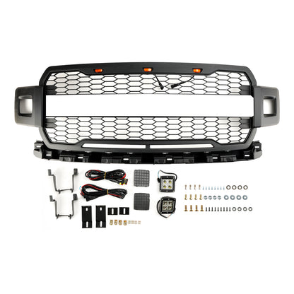 Griglia per paraurti anteriore con LED per Ford F150 2018-2020 Super Duty