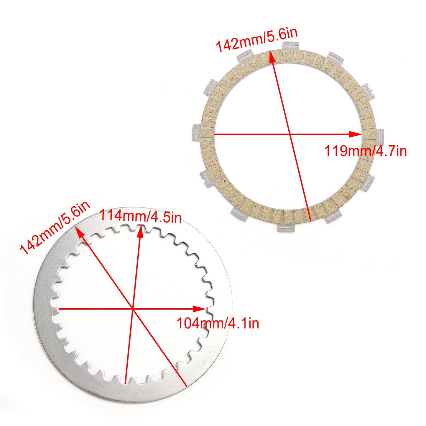 Kit dischi frizione e guarnizioni per Yamaha MT-07 XSR700 Tenere 700 16-24