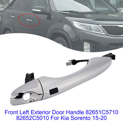 Maniglia esterna anteriore sinistra con fori 82651C5710 per Kia Sorento 15-20