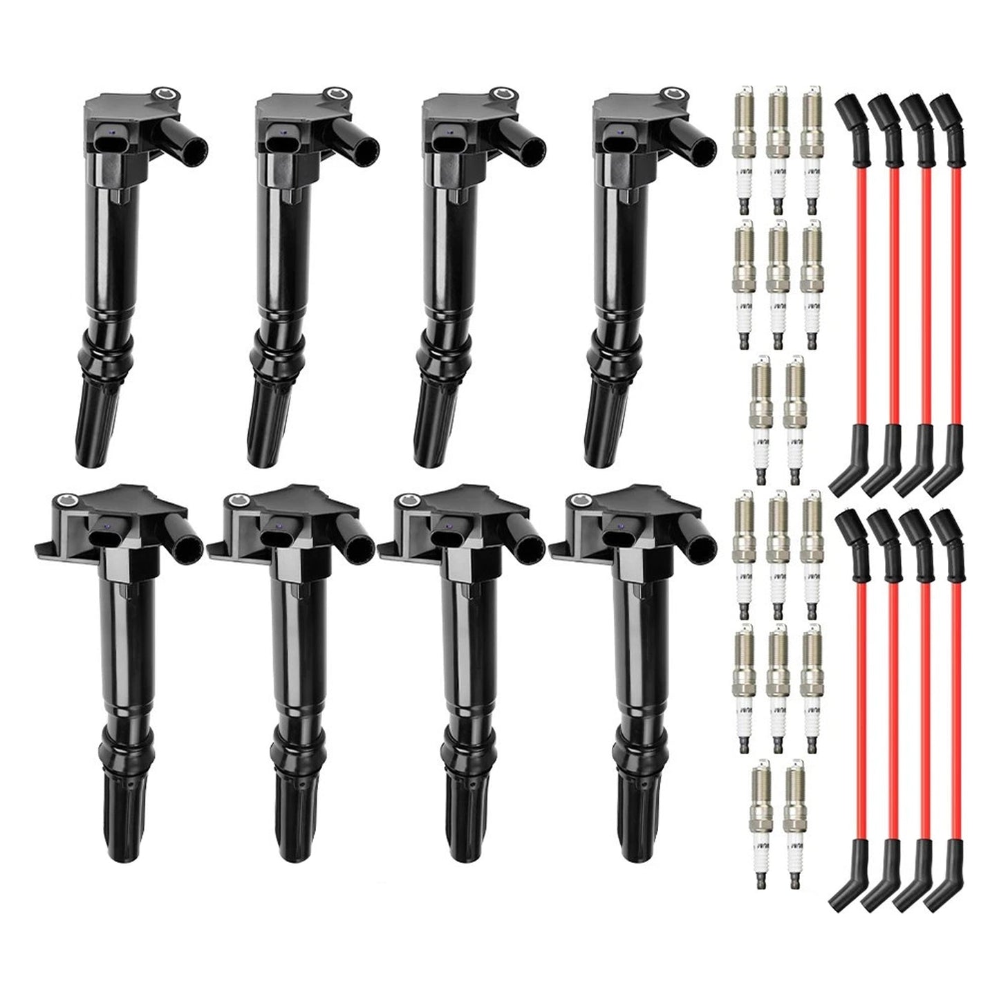 8 Bobine di accensione + 16 Candele + 8 Fili UF834 UF865 Per Ford F-250 F-350 E-450