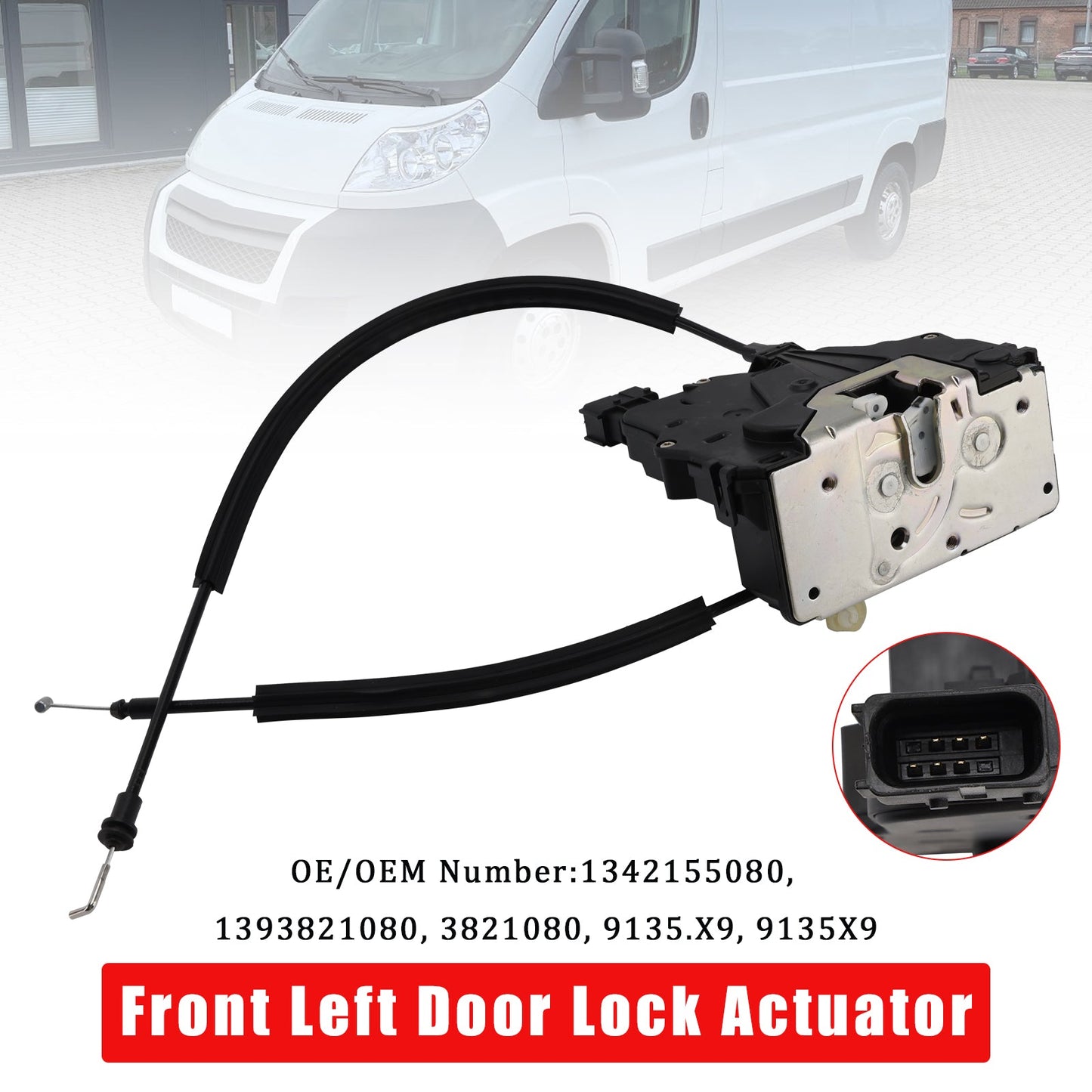 Serratura porta anteriore sinistra per Fiat Ducato Citroën Jumper Peugeot Boxer 2006-