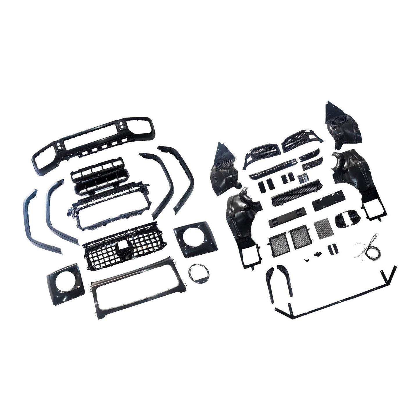 Kit carrozzeria e paraurti in stile G63 AMG per Mercedes Benz W464 (2019-2023)