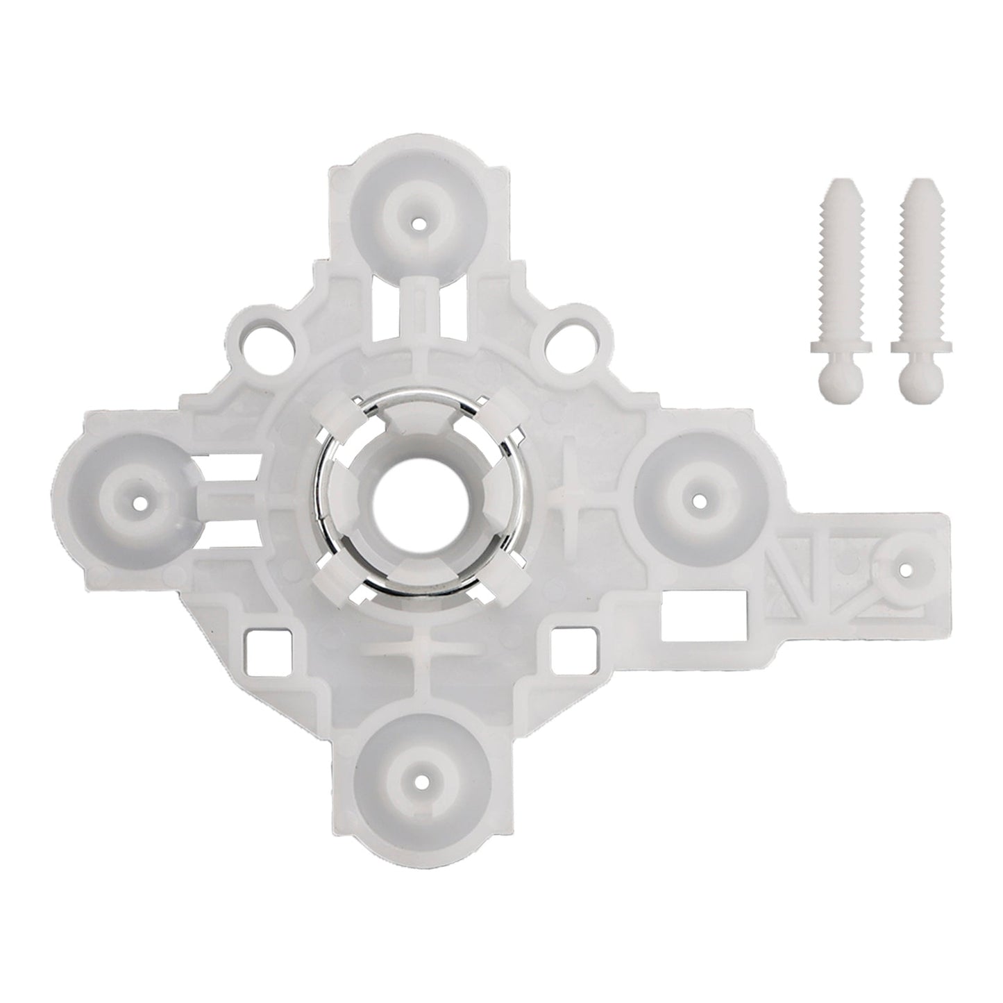 Supporto in plastica bianca con clip per la lente dello specchietto retrovisore laterale sinistro dell'auto Honda