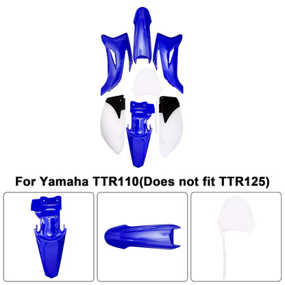 Kit plastiche per carrozzeria Yamaha TTR110 2008-2022 DIRT BIKE, carenatura parafango