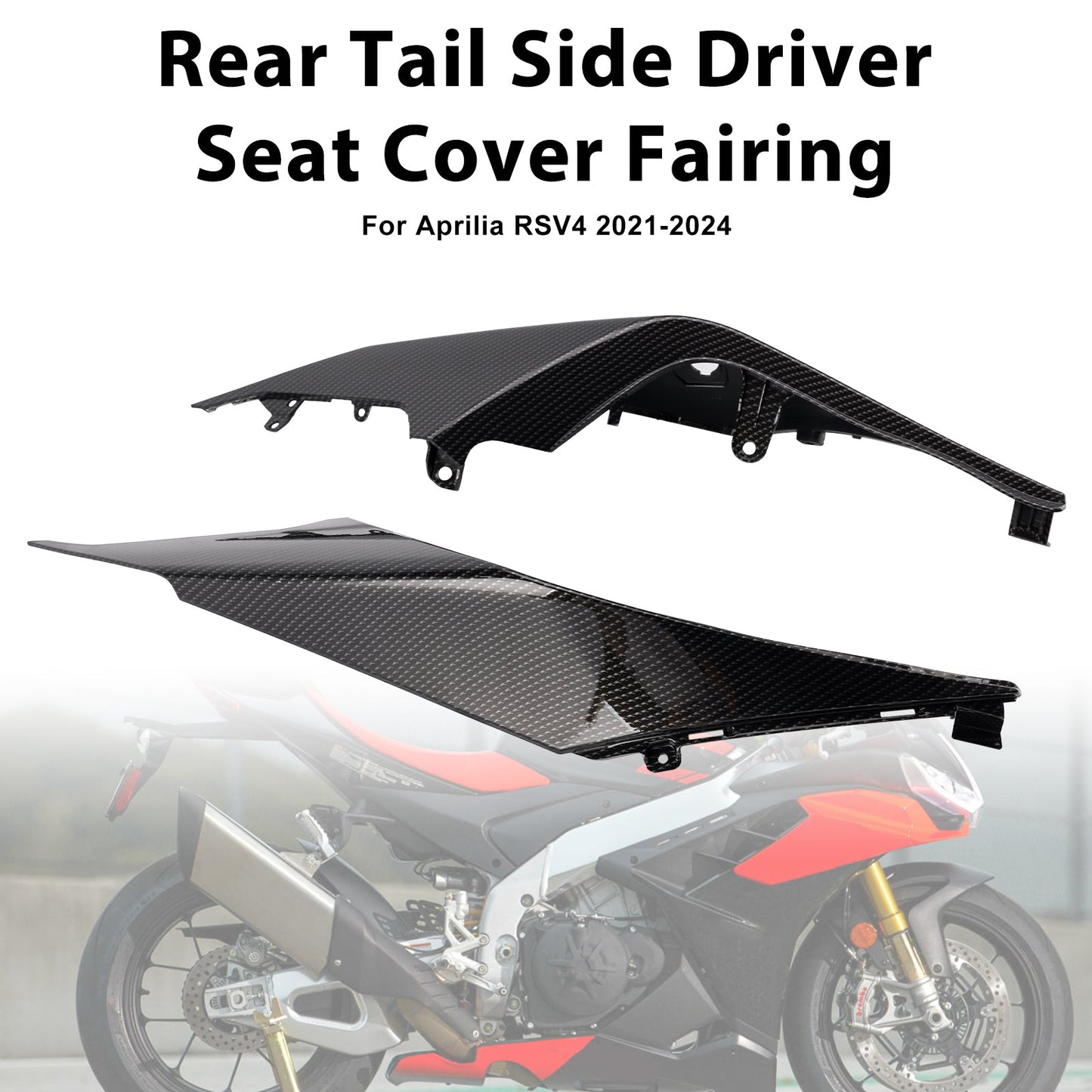 Carenatura coprisella lato passeggero Aprilia RSV4 2021-2024