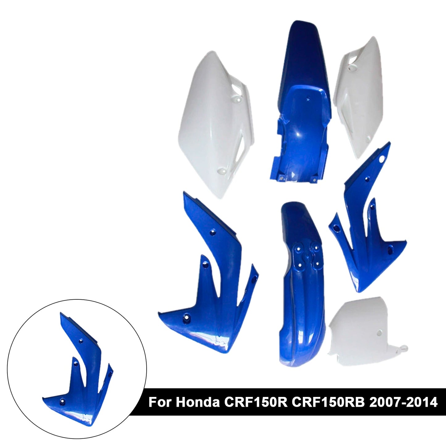 Kit di plastica per carrozzeria Honda CRF150R/RB 2007-2014, carenatura parafango