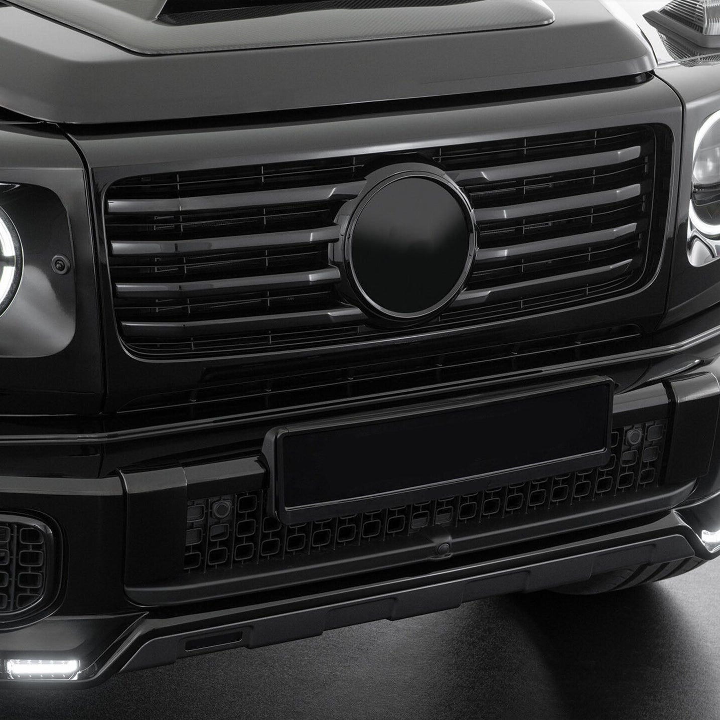 Diffusore anteriore per paraurti compatibile con Mercedes Benz Classe G W465 G450 G500 2025+ PP