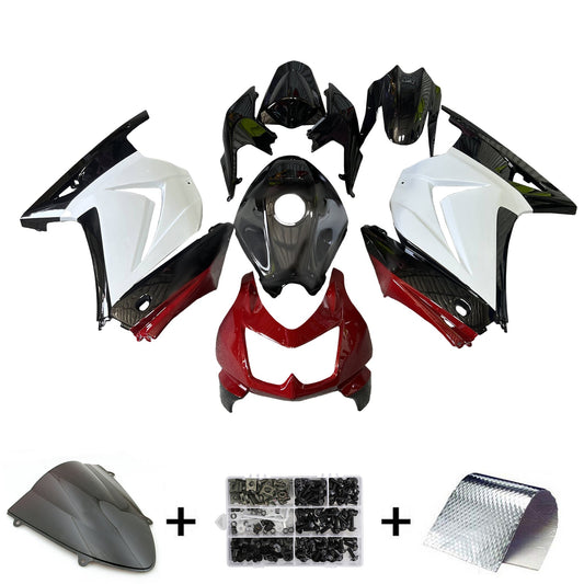 Kit carenatura iniezione in plastica ABS adatto per Kawasaki EX250 Ninja250R 2008-2012