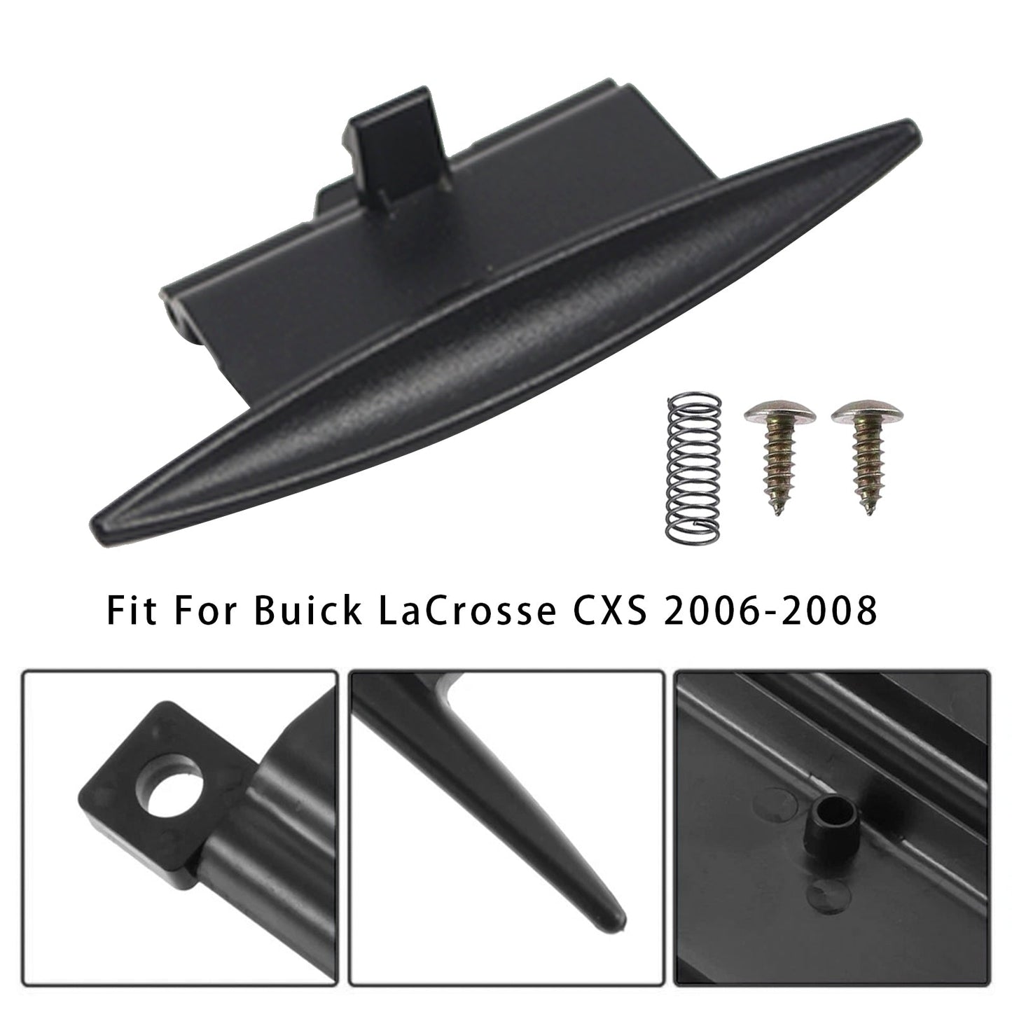 Chiusura del coperchio del bracciolo della console centrale nera per Chevy Impala 2006-2013 19124205