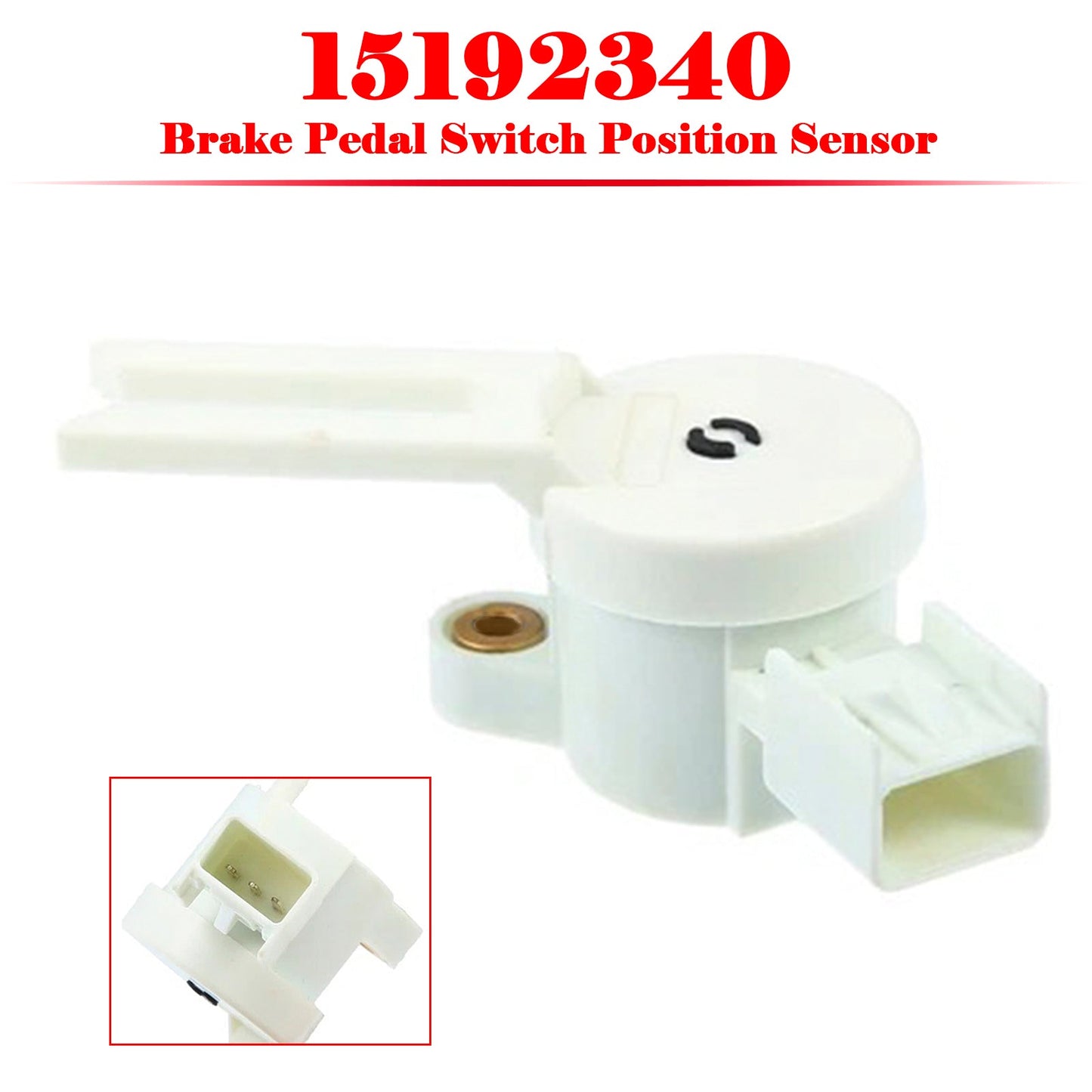 Sensore di posizione dell'interruttore del pedale del freno per Chevrolet HHR 2008-2011 15192340