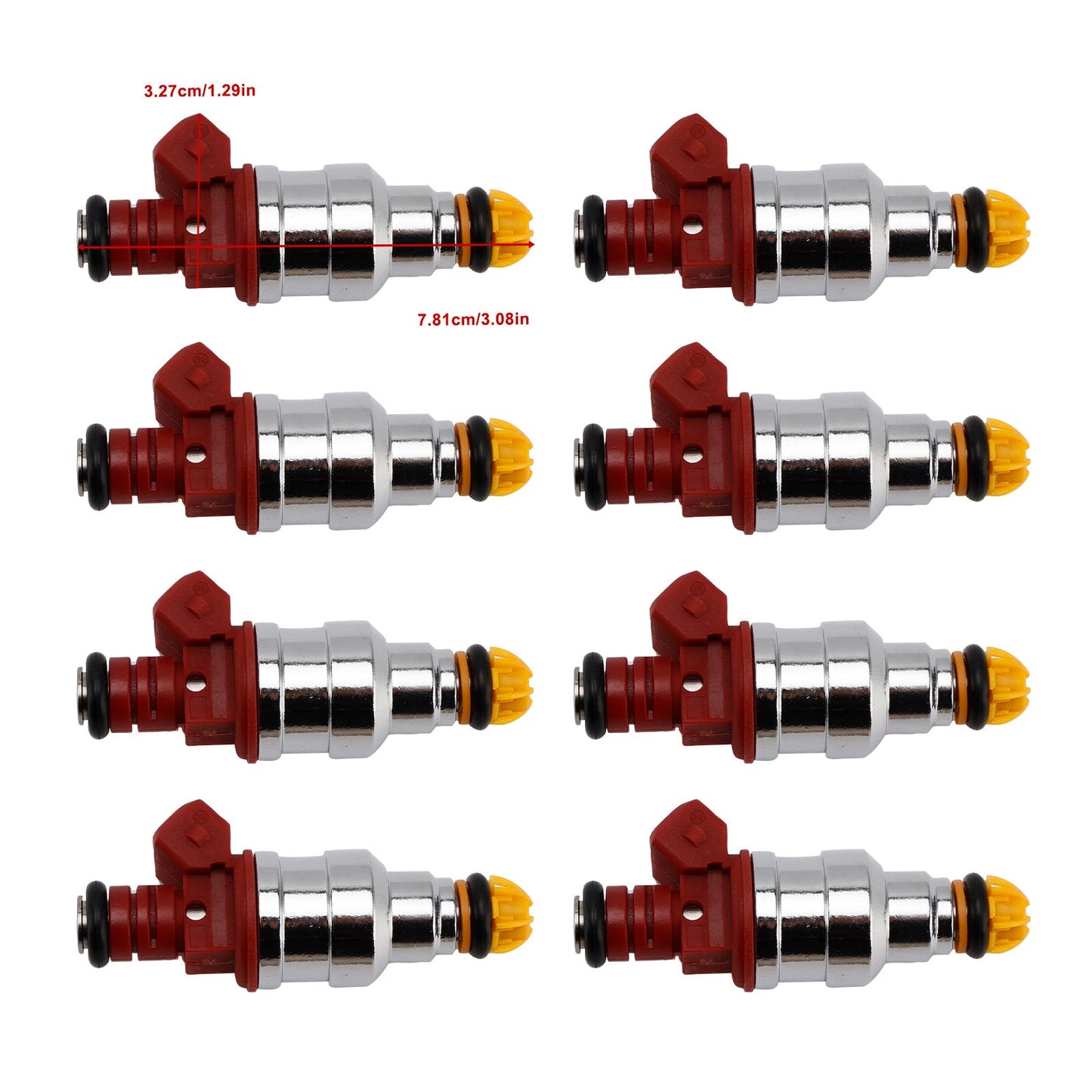 Iniettore di carburante 8 pezzi 13641466396 per BMW 740i 740il 4.0L V8 1993-1995