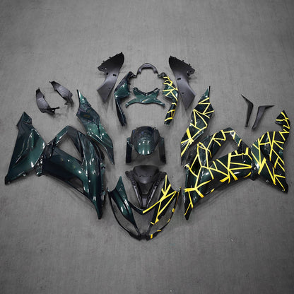 Kit carenatura iniezione in plastica ABS adatto per Kawasaki ZX6R 636 2013-2018