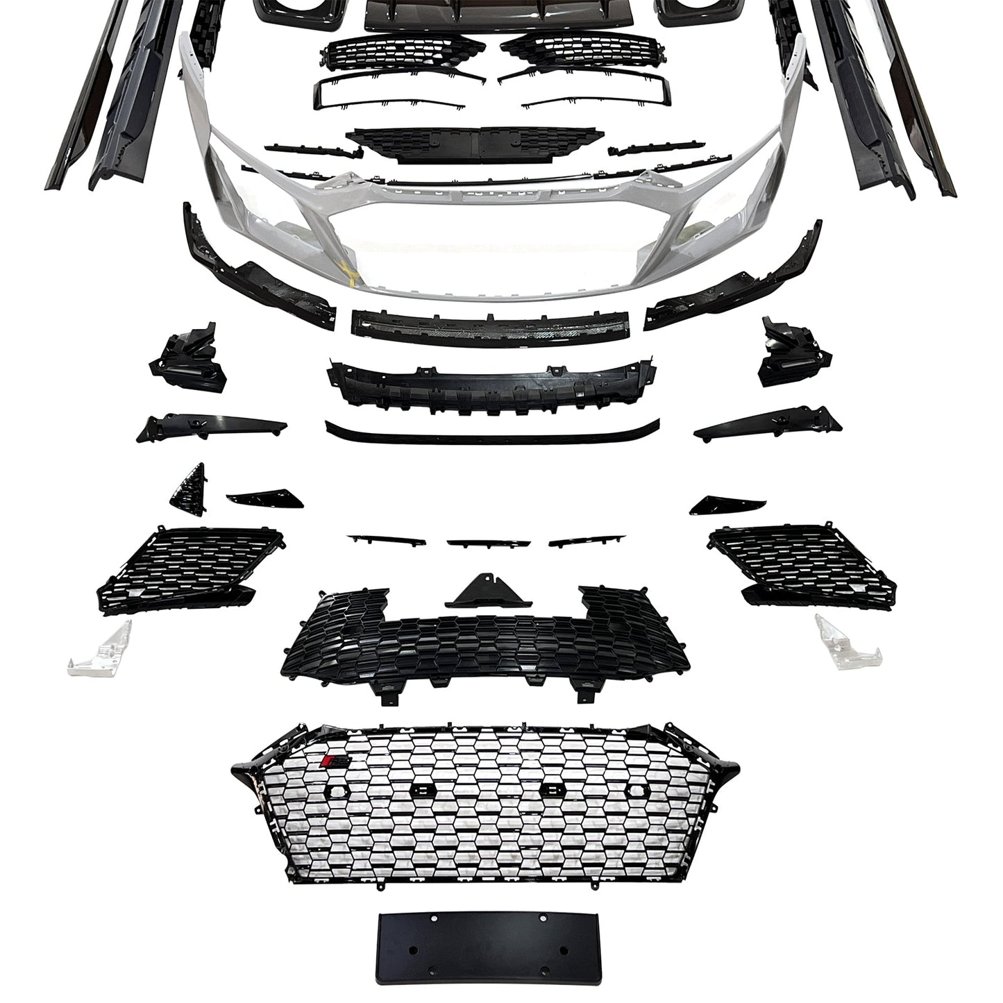 Kit carrozzeria paraurti in fibra di carbonio per Audi R8 4S 2016-2020, aggiornabile al modello 2021-2024.