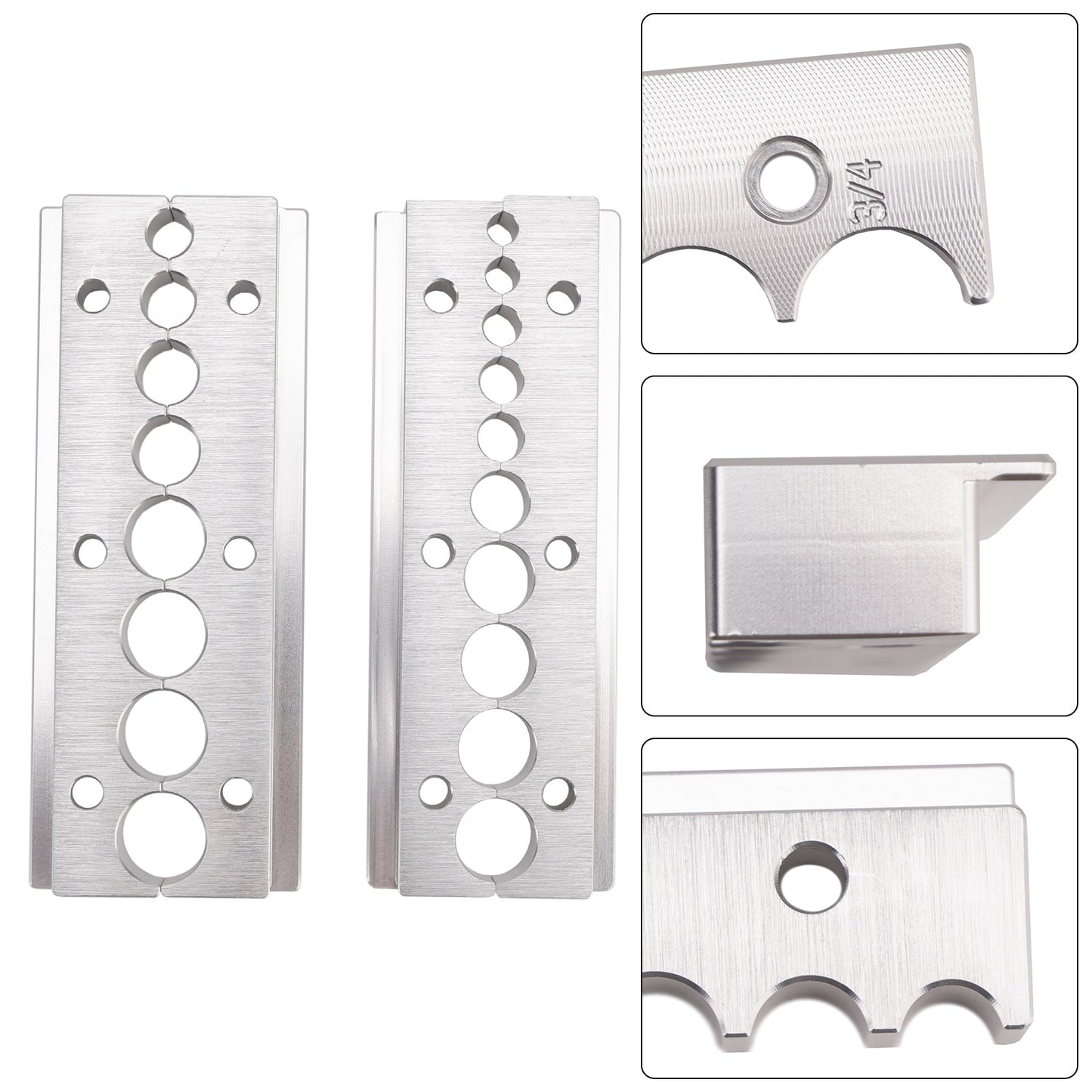 Kit di morsetti per albero/asta di morsa di ricostruzione 18 misure 7,4 mm-19 mm per Fox