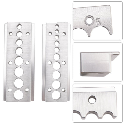 Kit di morsetti per albero/asta di morsa di ricostruzione 18 misure 7,4 mm-19 mm per Fox