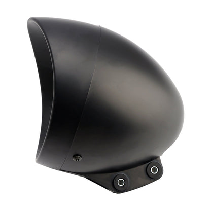Faro anteriore da 5,75"" con faretto universale a 4 lampadine, adatto per moto, cromato