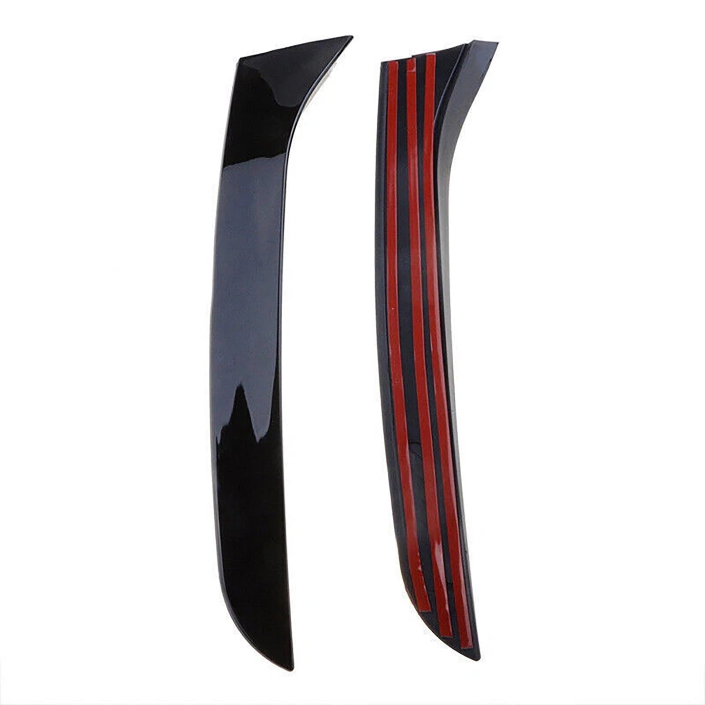Coppia di spoiler laterali per lunotto posteriore nero lucido per VW Passat B7 Wagon 11-15