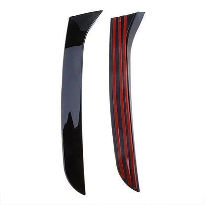 Coppia di spoiler laterali per lunotto posteriore nero lucido per VW Passat B7 Wagon 11-15