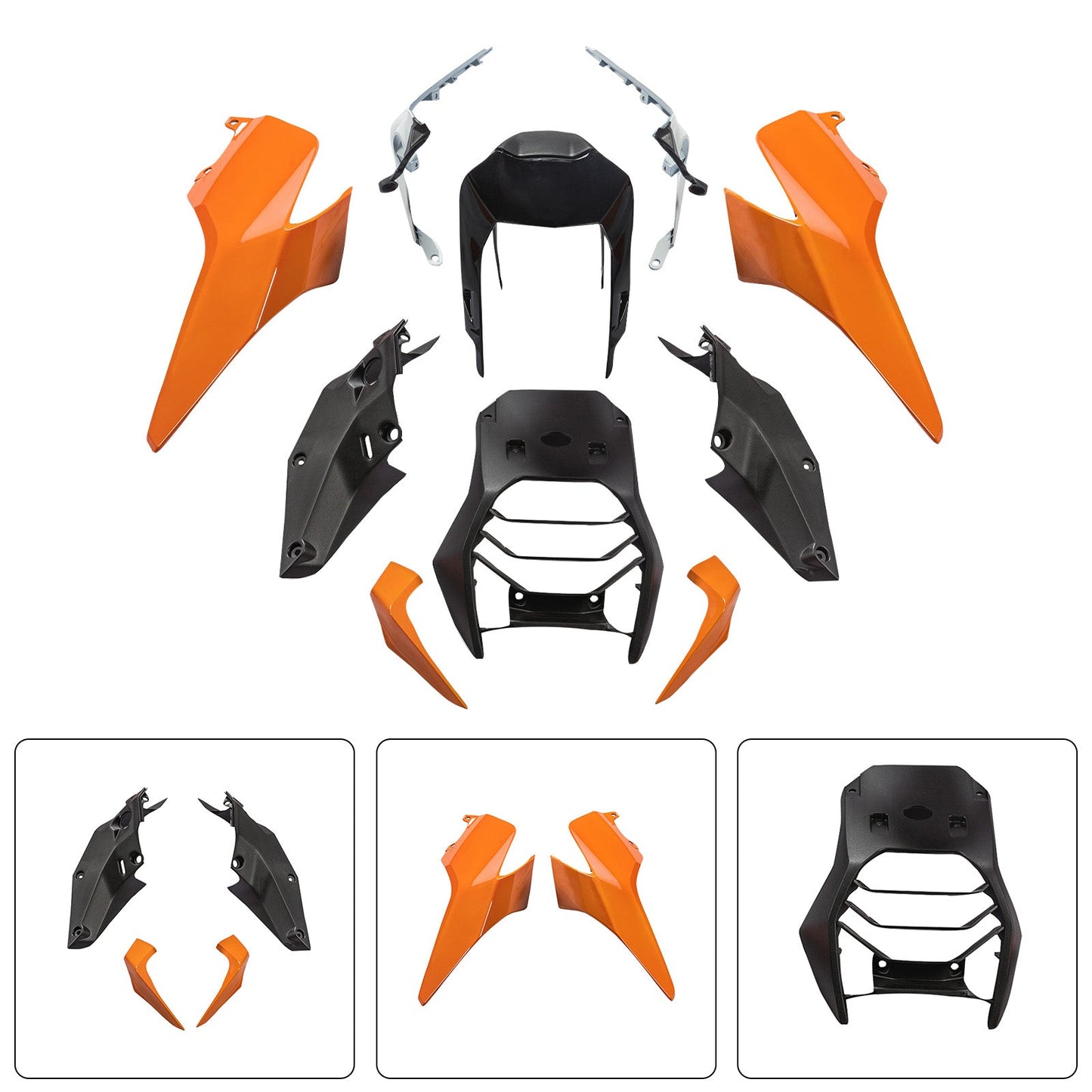 Kit di carene in plastica stampata a iniezione per Honda 390 Duke 2017-2023