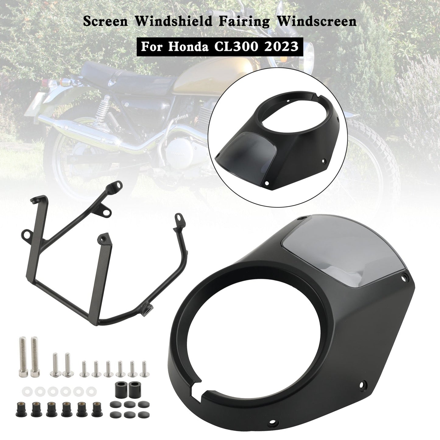 Parabrezza per cupolino per faro Honda CL300 2023