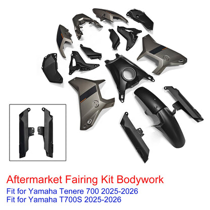 Kit di carene stampate a iniezione per Yamaha Tenere 700 T700S 2025-2026