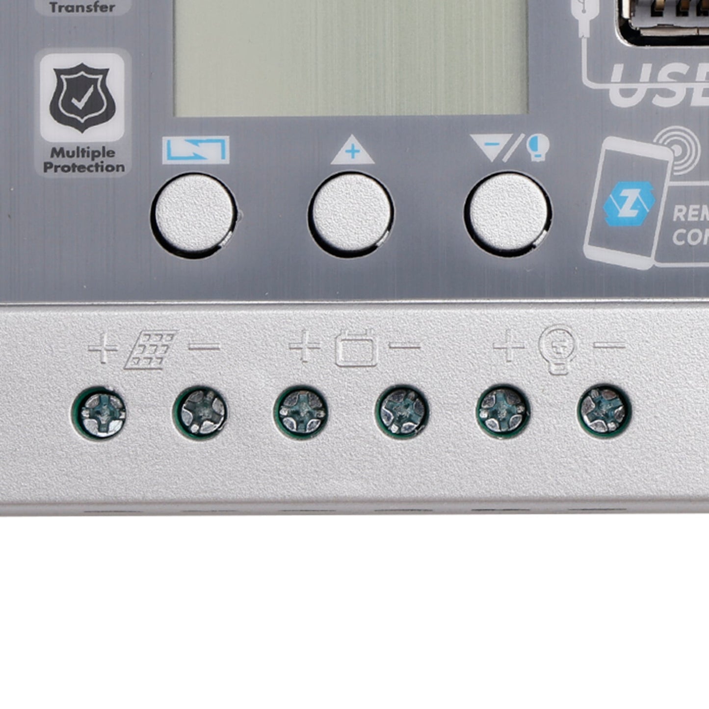 Regolatore solare PWM 10A-60A APP mobile Regolatore solare di controllo intelligente