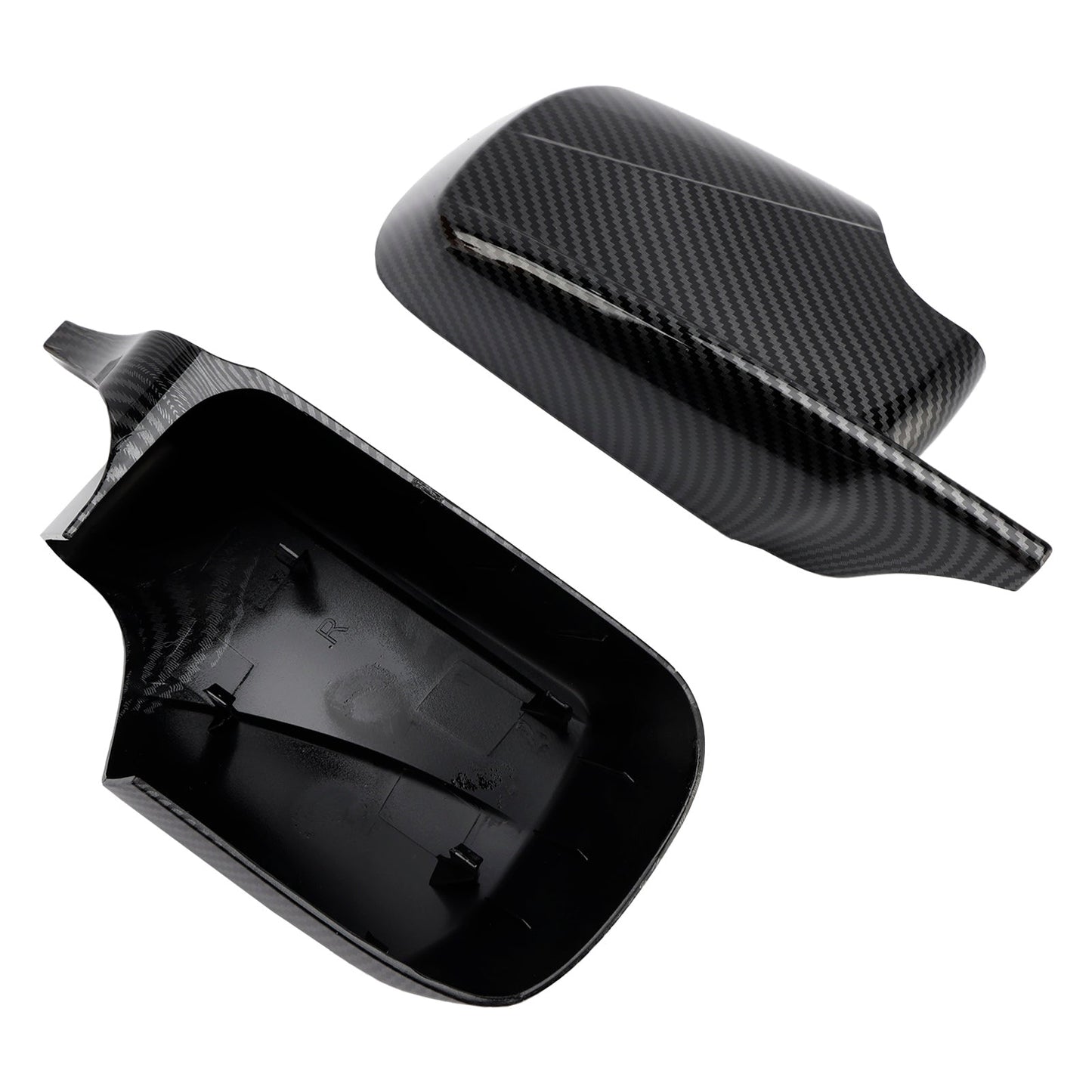 2 pezzi Copri specchietti laterali per auto stile M per BMW E46 Berlina E39 4DR 1998-2005