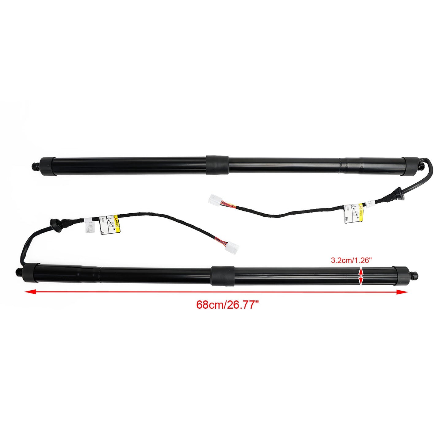 Lexus RX 350 BASE 2016-2019 (il numero di telaio inizia con J) 2 pezzi di montanti di supporto del portellone posteriore 6892048031 6891048071