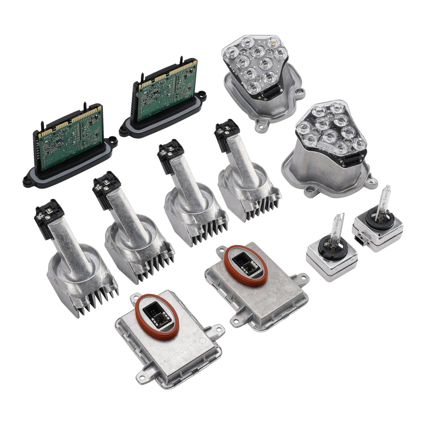 Modulo di alimentazione LED AHL sinistro + destro da 12 pezzi per BMW Serie 5 F10 F11 F07