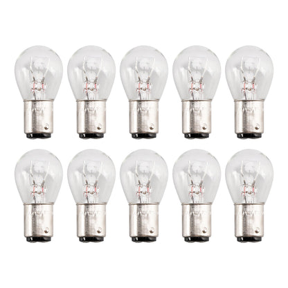 10 lampadine tubolari per auto P21/5W BAY15D 7528 12V 21/5W per OSRAM