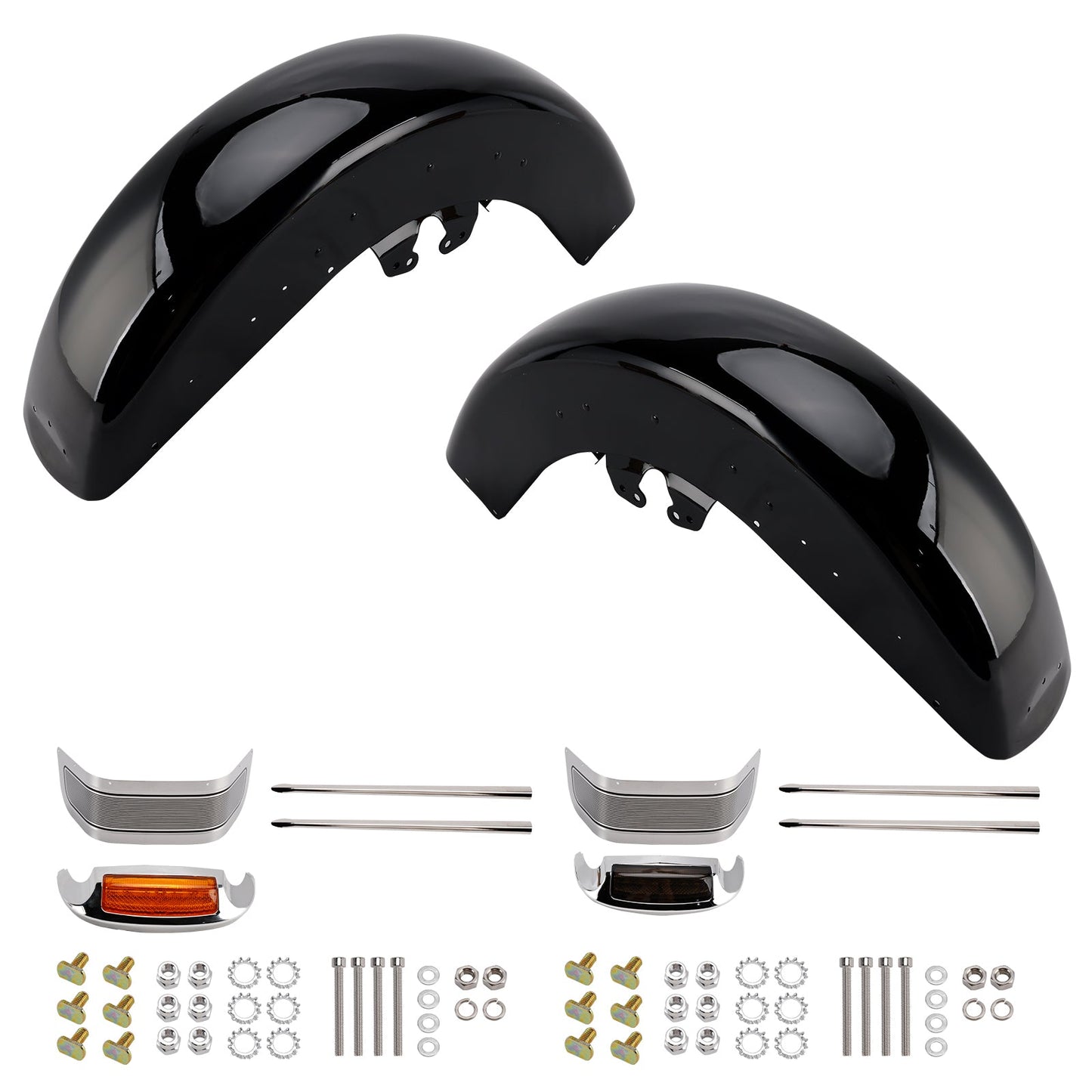 Parafango anteriore in acciaio per Touring Electra Glide Ultra Limited 2014-2024