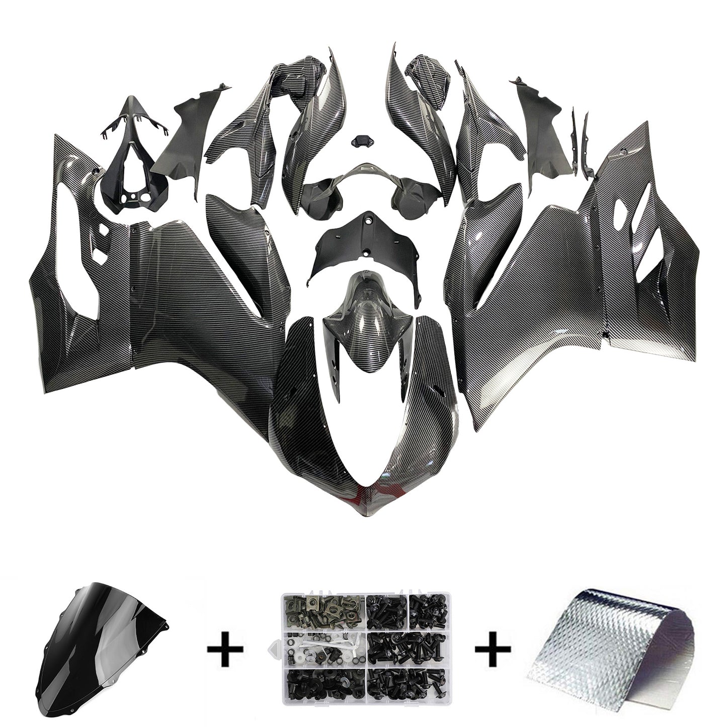 Kit di carenatura iniezione ABS di plastica adatta per Ducati 959 2015-2020