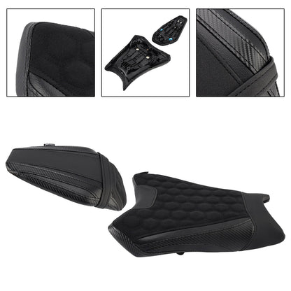 Kit cuscini passeggero Raider anteriori e posteriori per BMW R1300GS 2024-2025, colore nero.