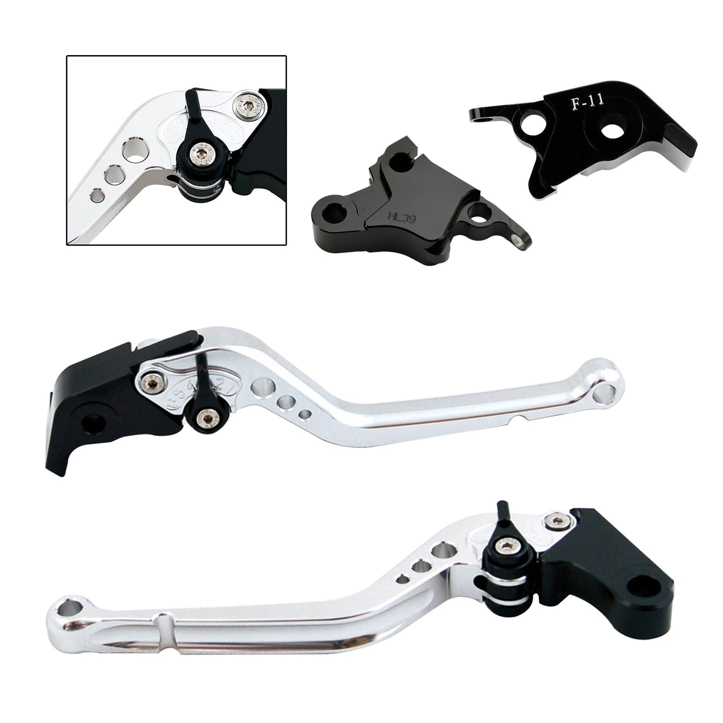 Leva frizione freno lunga adatta per CFMOTO 700CL-X Sport 2021-2024