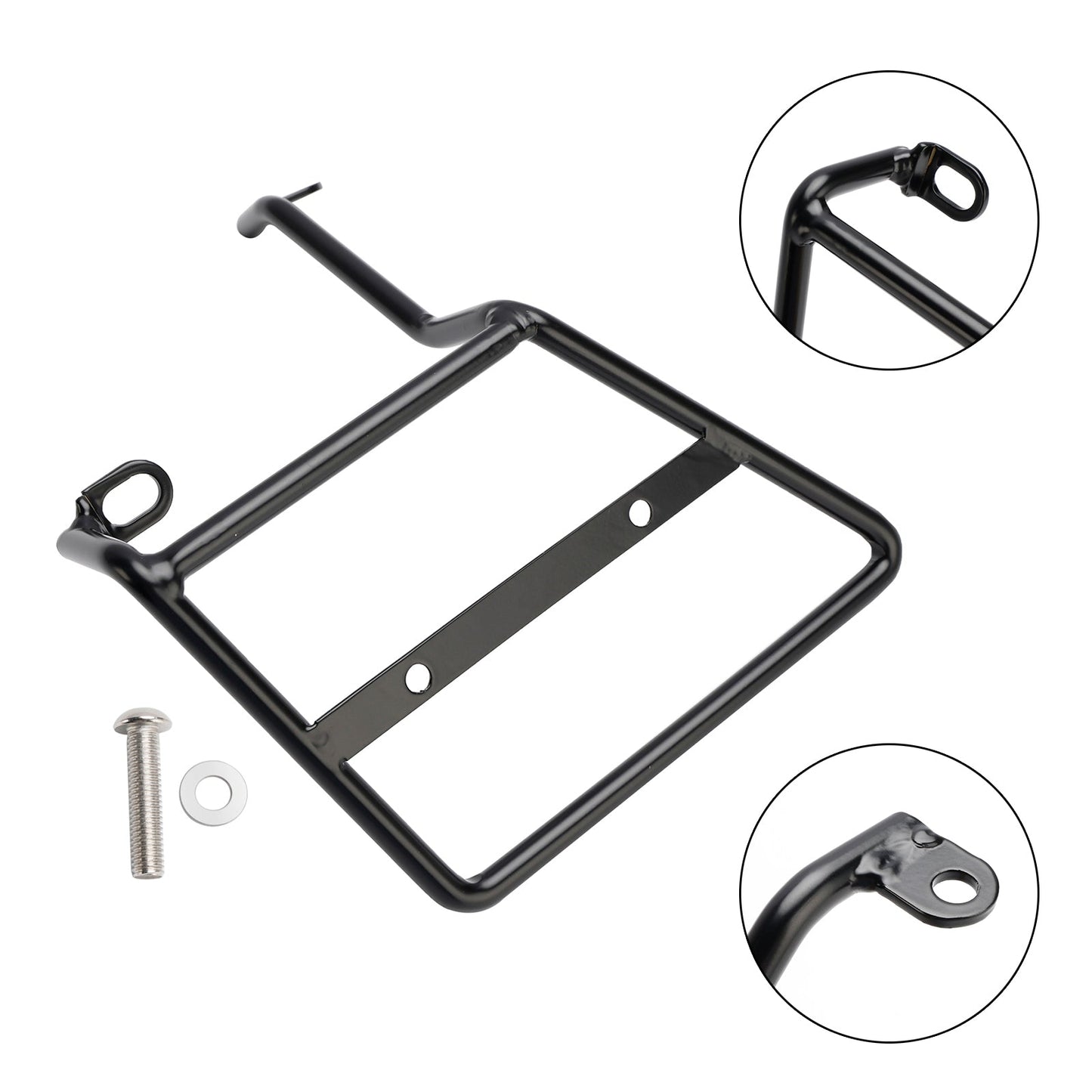 Supporto per borsa laterale Honda Dax 125 ST125 2021-2024, staffa di montaggio sinistra cromata