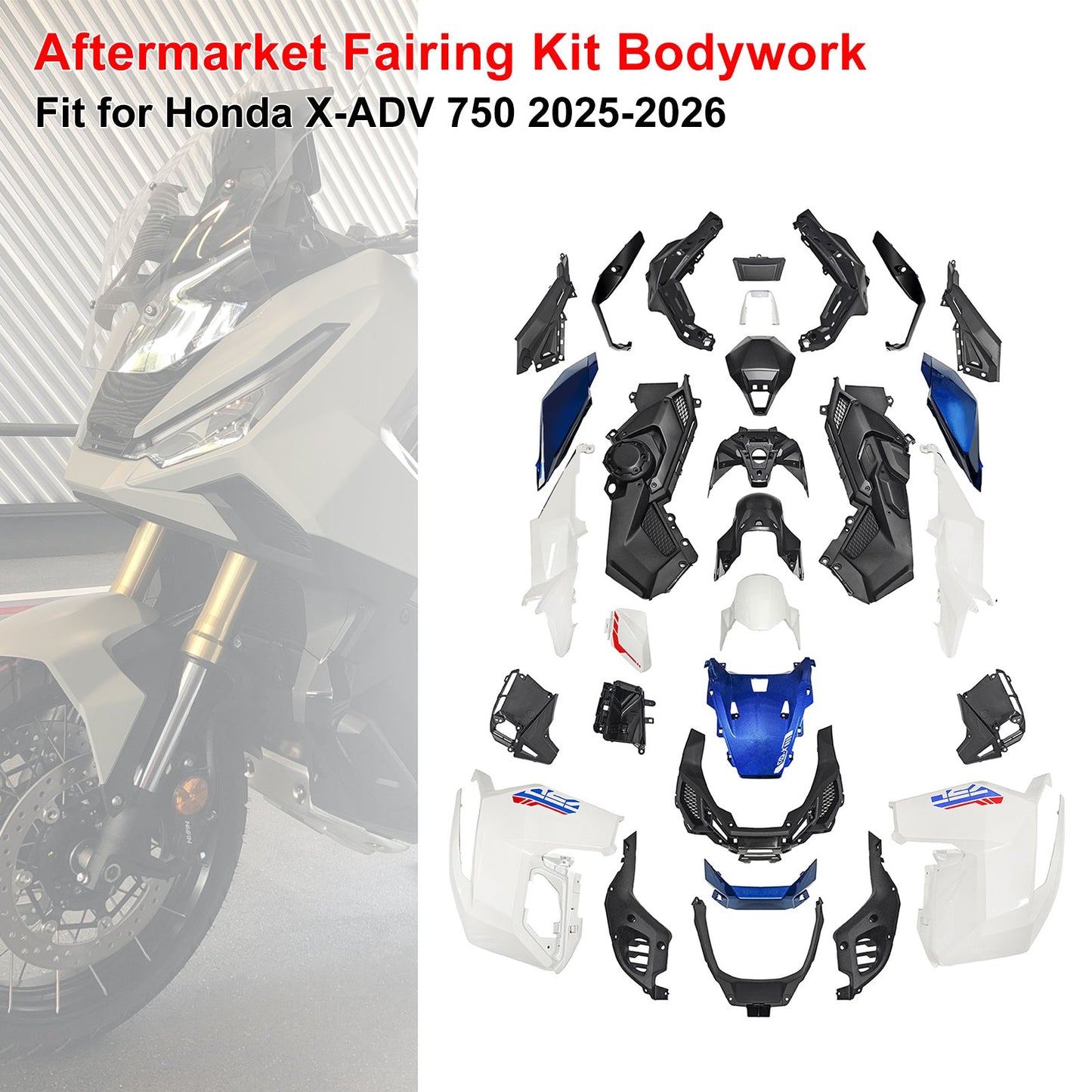 Kit di carene stampate a iniezione per Honda X-ADV 750 2025-2026