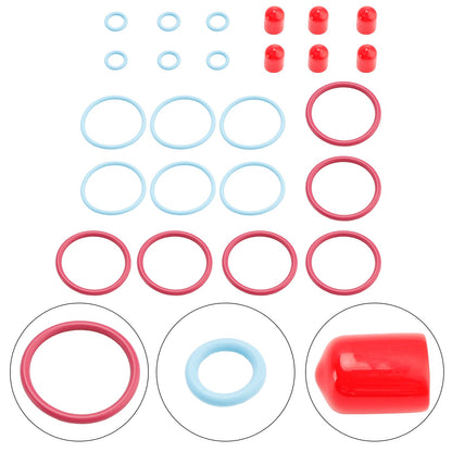 Kit guarnizioni O-ring per iniettori di carburante esterni CAT C15/3406E 6 pezzi, adatti per Caterpillar 2481394 248-394 189-5390 1895390