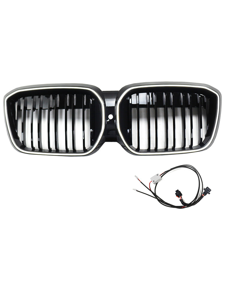 Griglia anteriore a doppio rene nera BMW IX3 G08 LCI 2022-2024