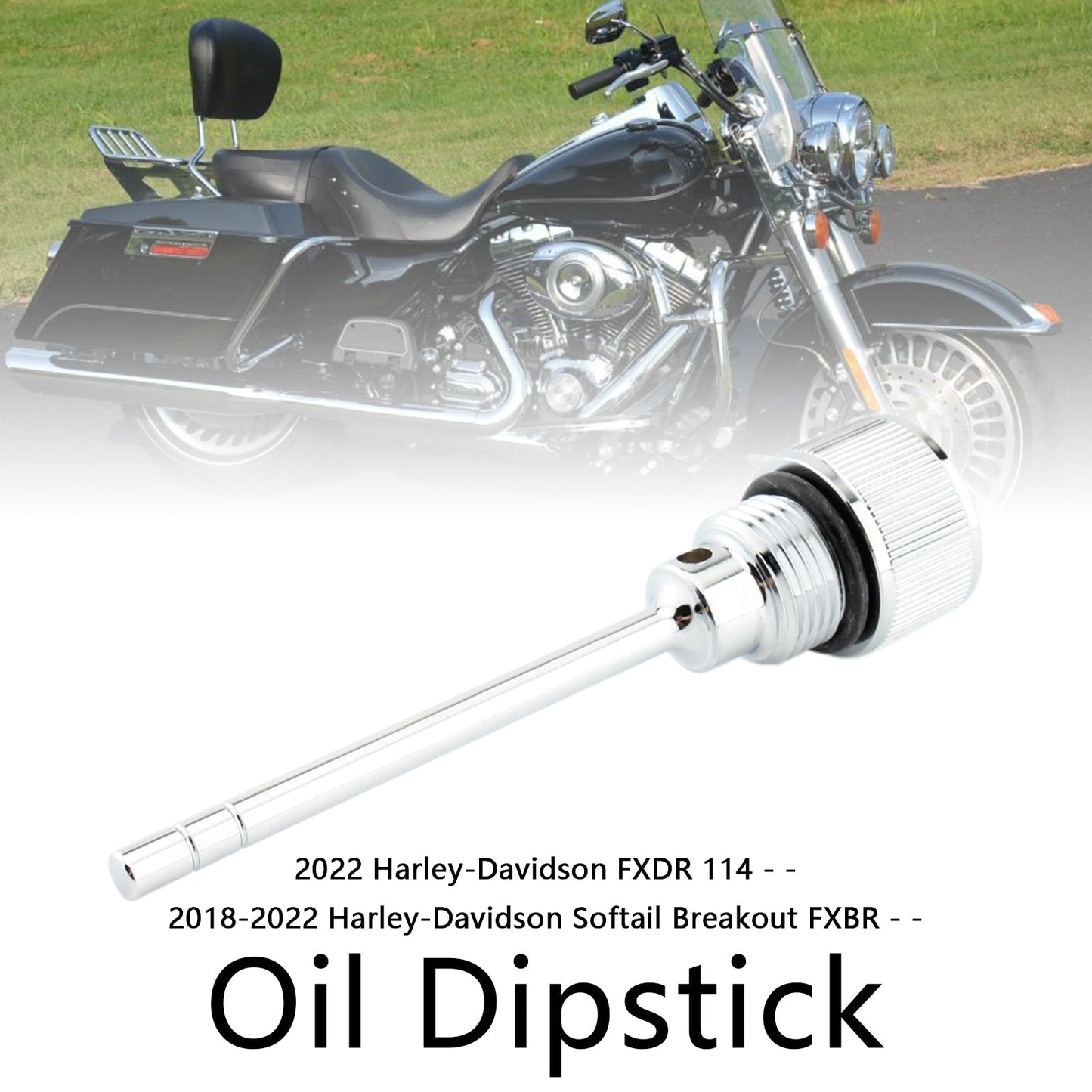 1105-0022 Tappo serbatoio asta di livello olio per Softail Road Glide 07-19