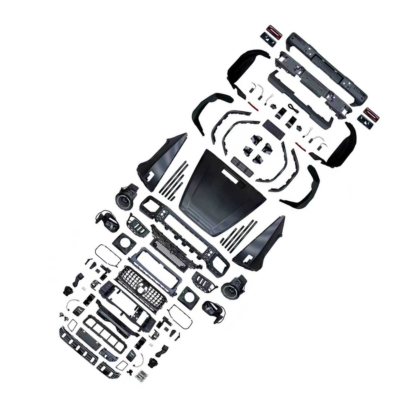 Kit carrozzeria e paraurti in stile AMG per Mercedes W463 G550 G500 (1993-2018), compatibile con modelli dal 1993 al 2018 (W465 G63).