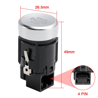 2013-2017 VW Volkswagen Golf e GTI e-Golf e Golf Sportwagen Start Stop Interruttore di accensione Pulsante 5GG959839 per