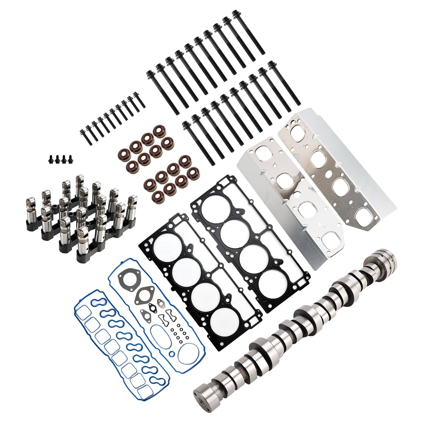 Kit di punterie MDS e guarnizioni della testata dell'albero a camme per Dodge Ram 1500 5.7L Hemi 2009-19
