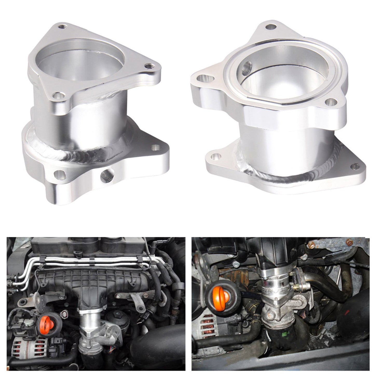 Audi A3 - Cabriolet - CBAA 136, CBAB / CBEA 140 Motori 2.0 16v Common Rail (CR) Kit tubo valvola di eliminazione EGR
